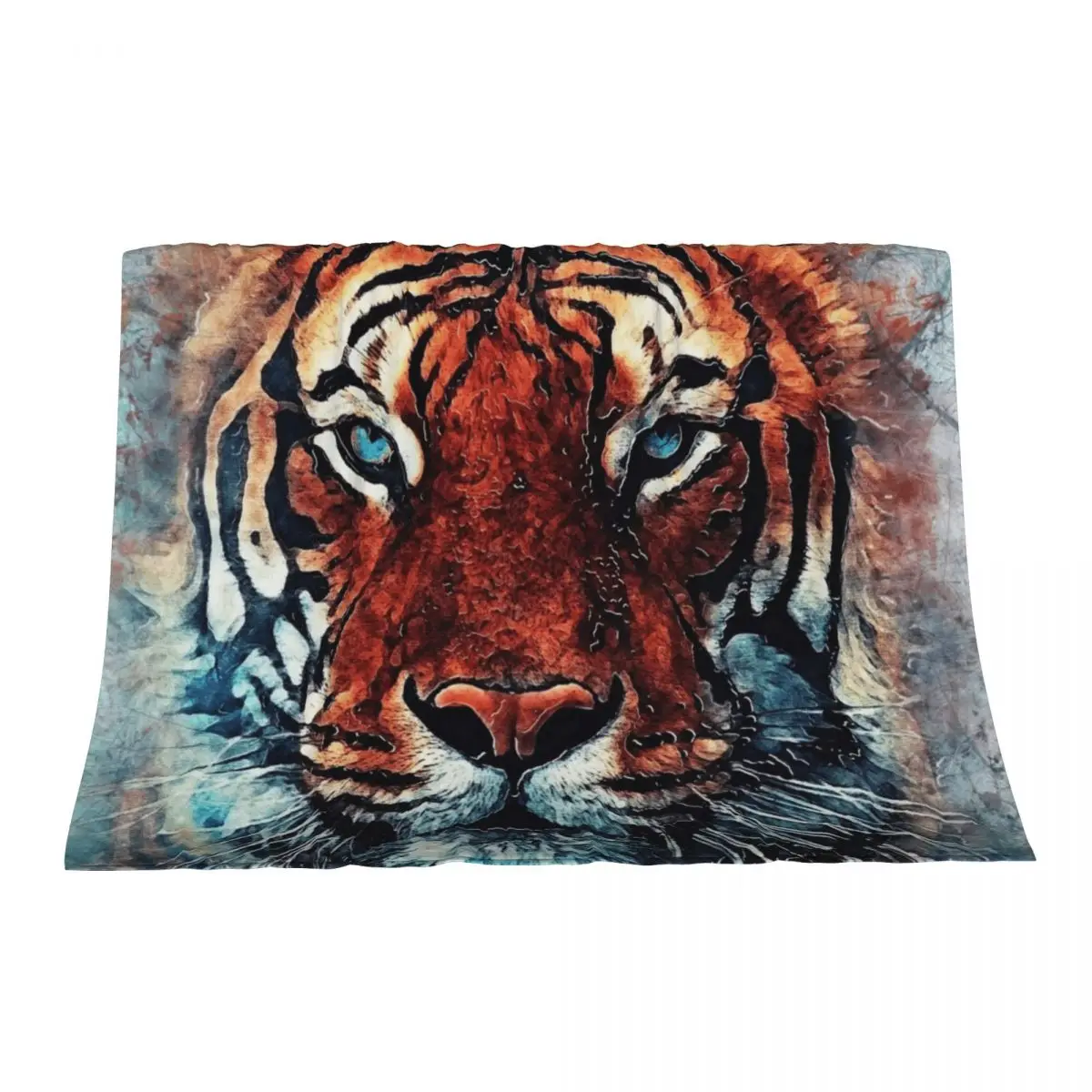 

Tiger spirit #tiger Throw Blanket Warm Bed Fashionable Summer Blankets