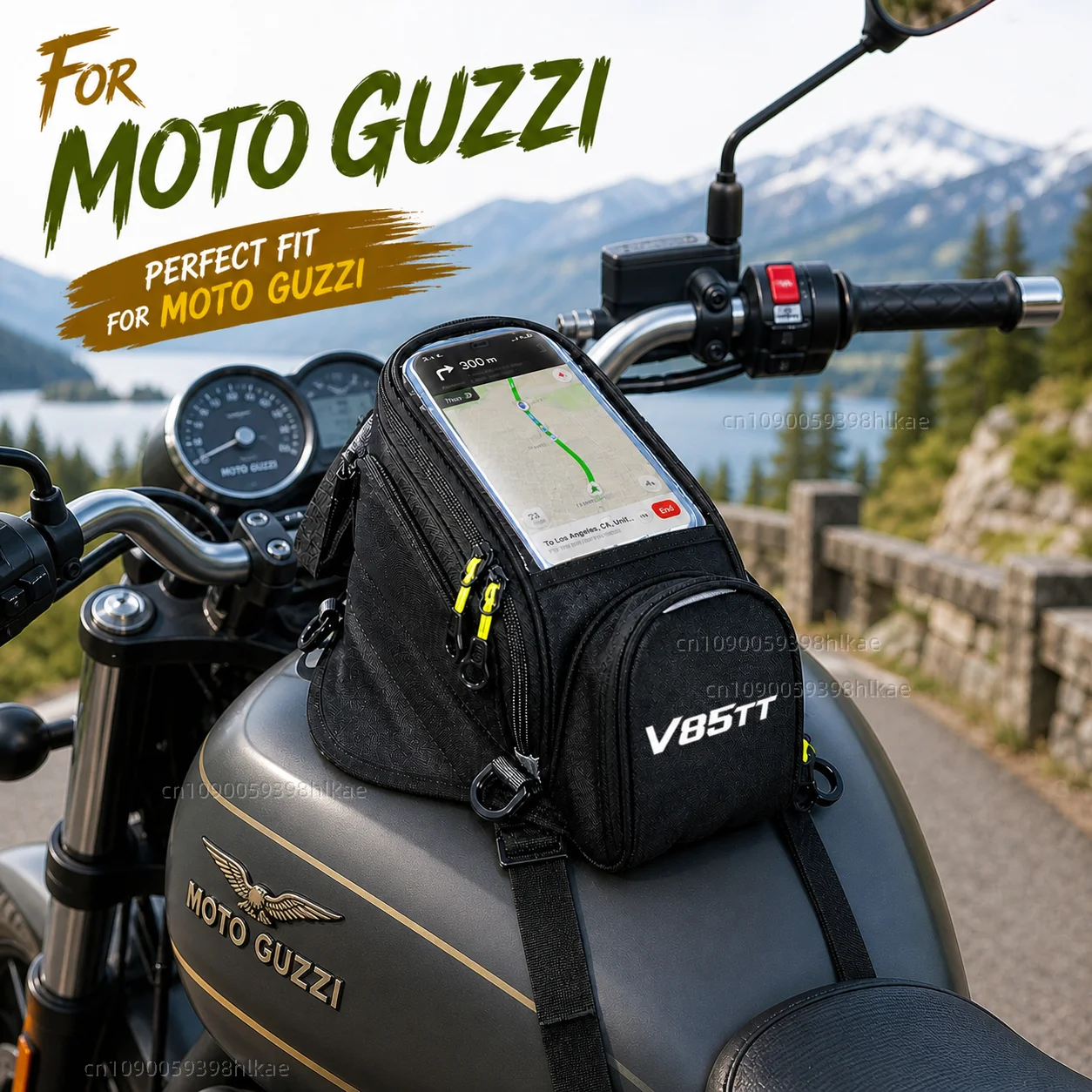 NEW Universal Magnetic Fuel Tank Bag Motorcycle Phone Navigation Pack For MOTO GUZZI V85TT V 85 TT V85 TT