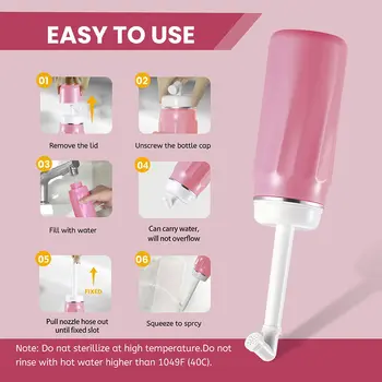 Přenosný bidetový sprej a cestovní čisticí láhev po porodu pro osobní péči o dětské čisticí potřeby 8 nejlepší prodej přenosné bidety - №7