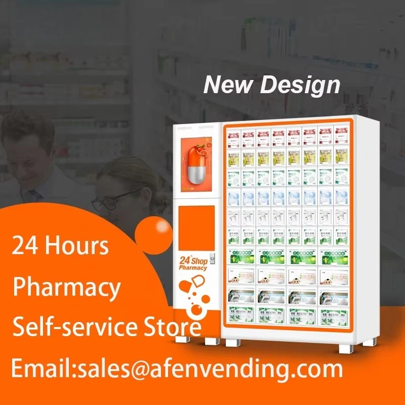 Low Cost Grocery Locker Vending Machine, Automatic Locker, 24/7 Self-Service Kiosk, Food Dispenser, Retail Solution