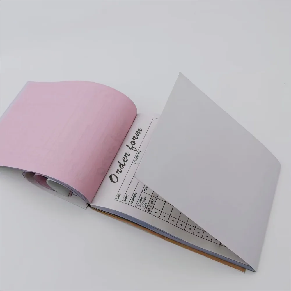 1/5 Stück Dankeschön-Quittungsbücher mit Karton, 2-teiliges, kohlenstofffreies Verkaufsrechnungsbuch für kleine Unternehmen, 3,7 x 5,1 Zoll (50er-Set) – Detail 5