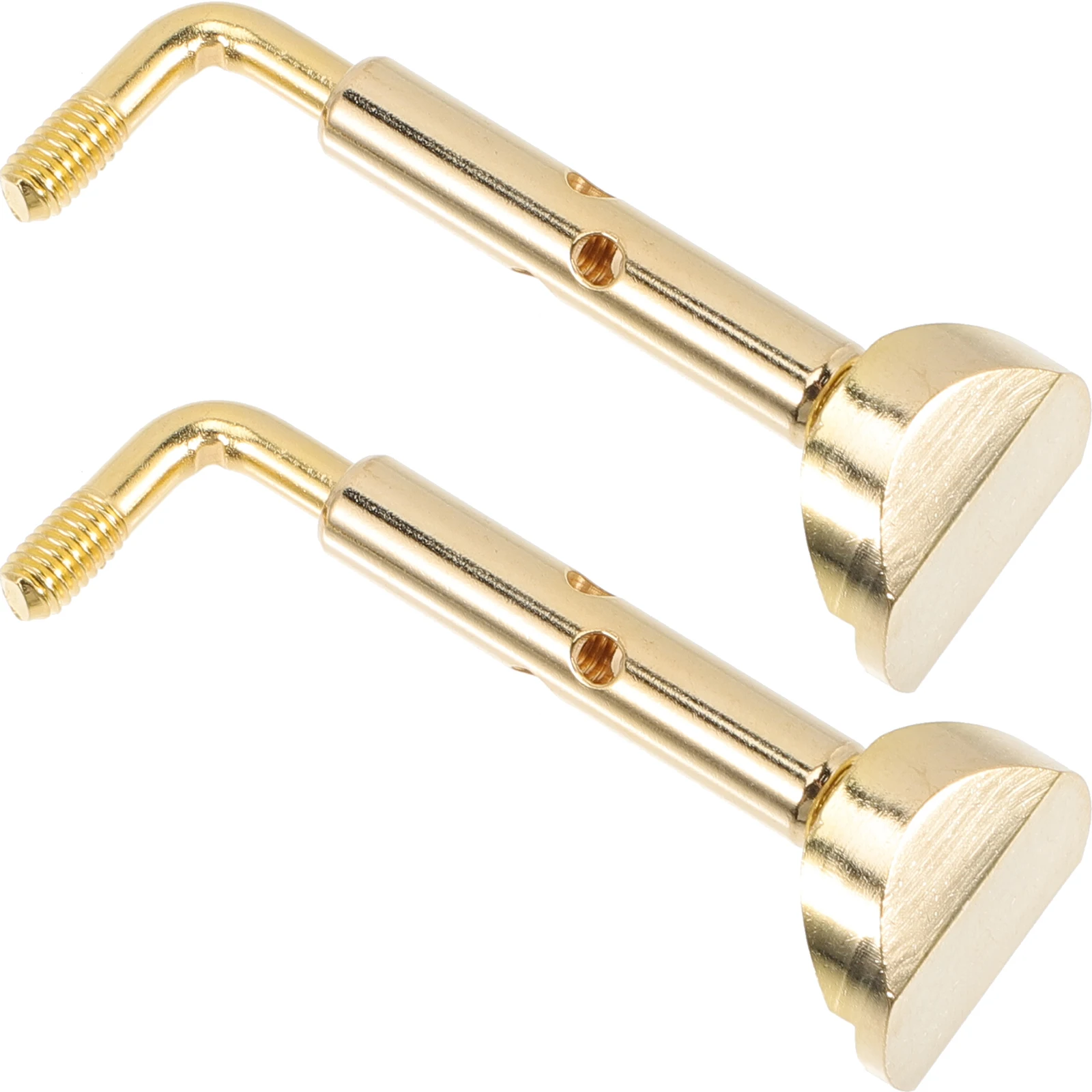 

2pcs Premium Brass Chin Rest For Stable Metal Instrument Parts Comfortable Chinrest Support Long Lasting Violin Accessories