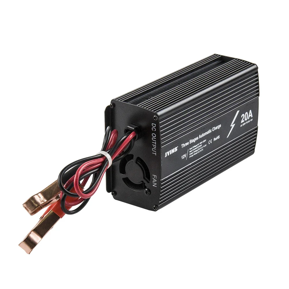 JYCH Series Portable Battery Charger 12V 20A Electric 240W Output Power