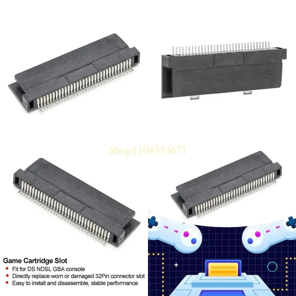 Best Seller Efficient 32Pin Game Cartridge Slot for Console Ensuring Long Lasting Durability Large Storage Capacity Rapid Load