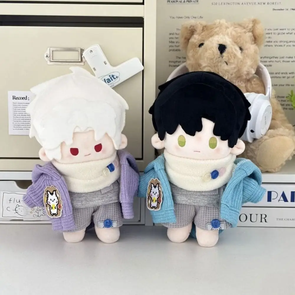 

Playing House Style 20cm Cotton Doll Clothes Cartoon T-shirt Fashion Cotton Doll's Clothes Outfit Creative Plush Doll Clothes
