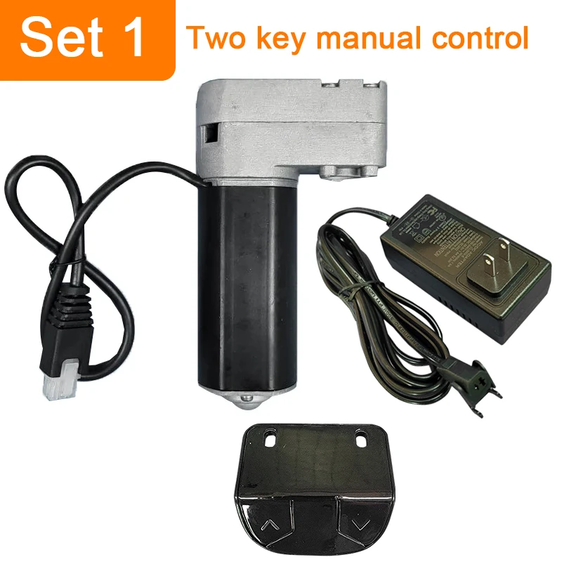 Electric Lift Table Motor Kit 6 Key/2 Key Manual Controller+Motor+Power 24V 112rpm Electric Lifting Desk Accessories