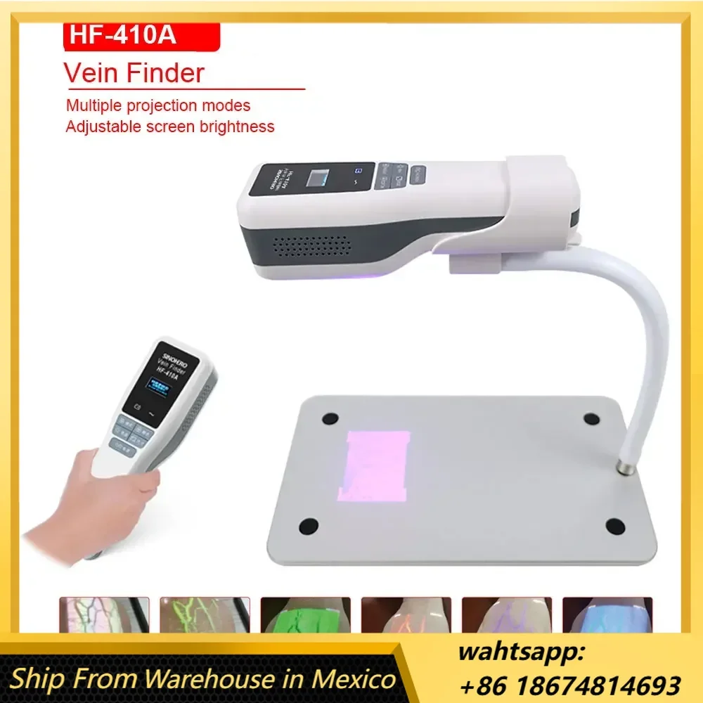 HF-410A Vein Finder Locator Handheld Portable Near-Infrared Blood Vessel Display Nurse Aids Medical Device