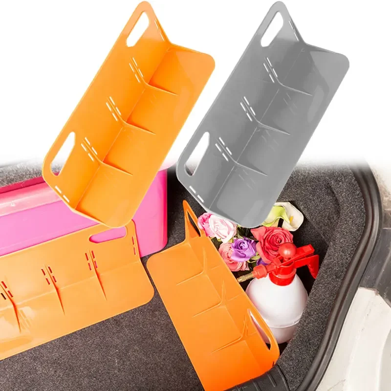 Car Trunk Fixed Baffle Stuff Storage Protection Stayhold Fixing Rack Mount for Drink Food Fruits Multifunction Car Styling