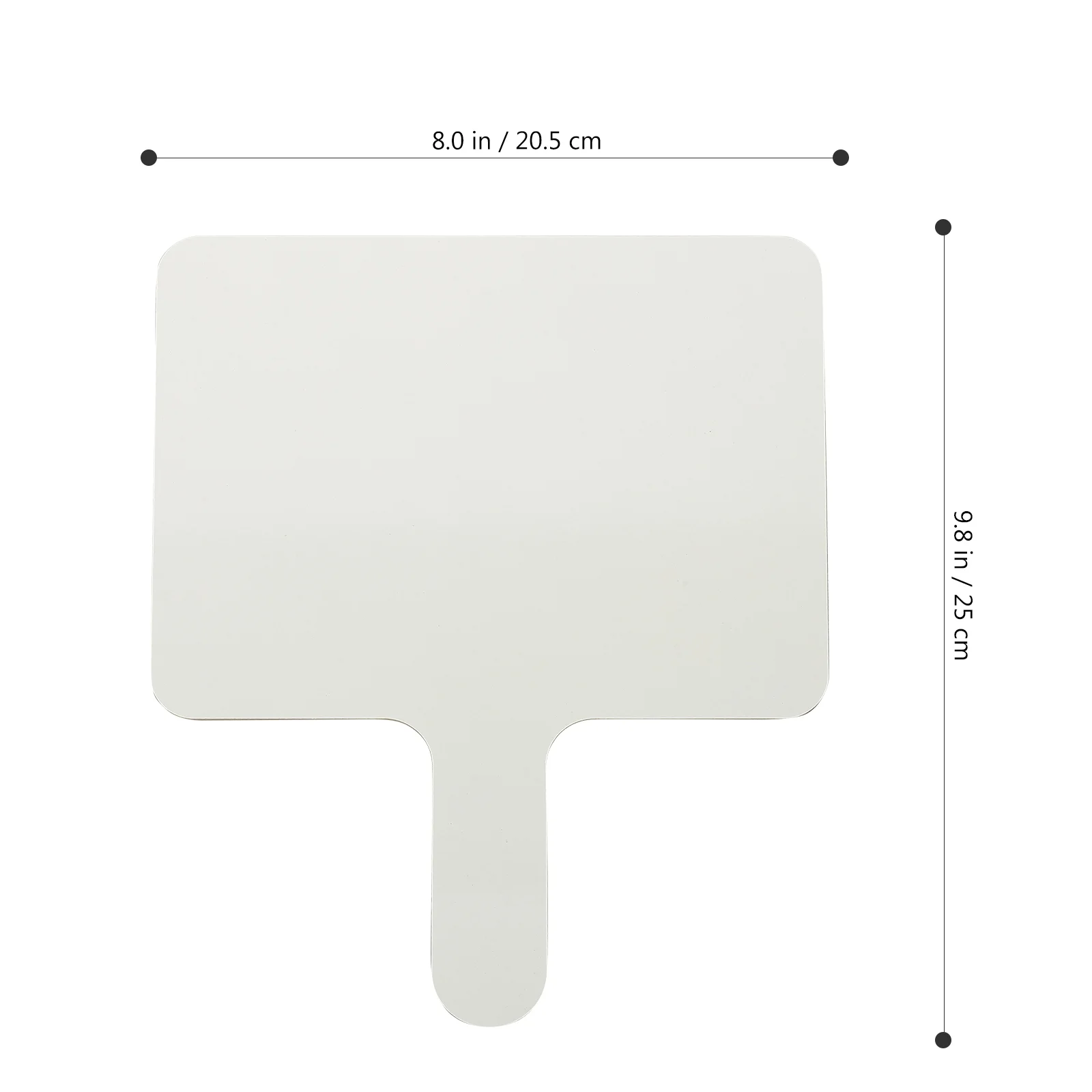 Answer Board Dry Erase Paddles Mini White Reusable Handle Students Melamine Double Sided Auction