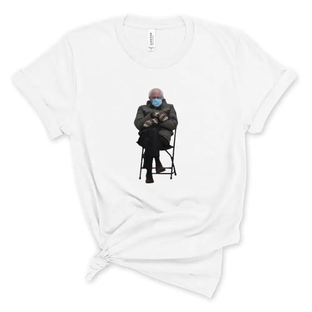 Bernie On A Chair Meme T Shirt