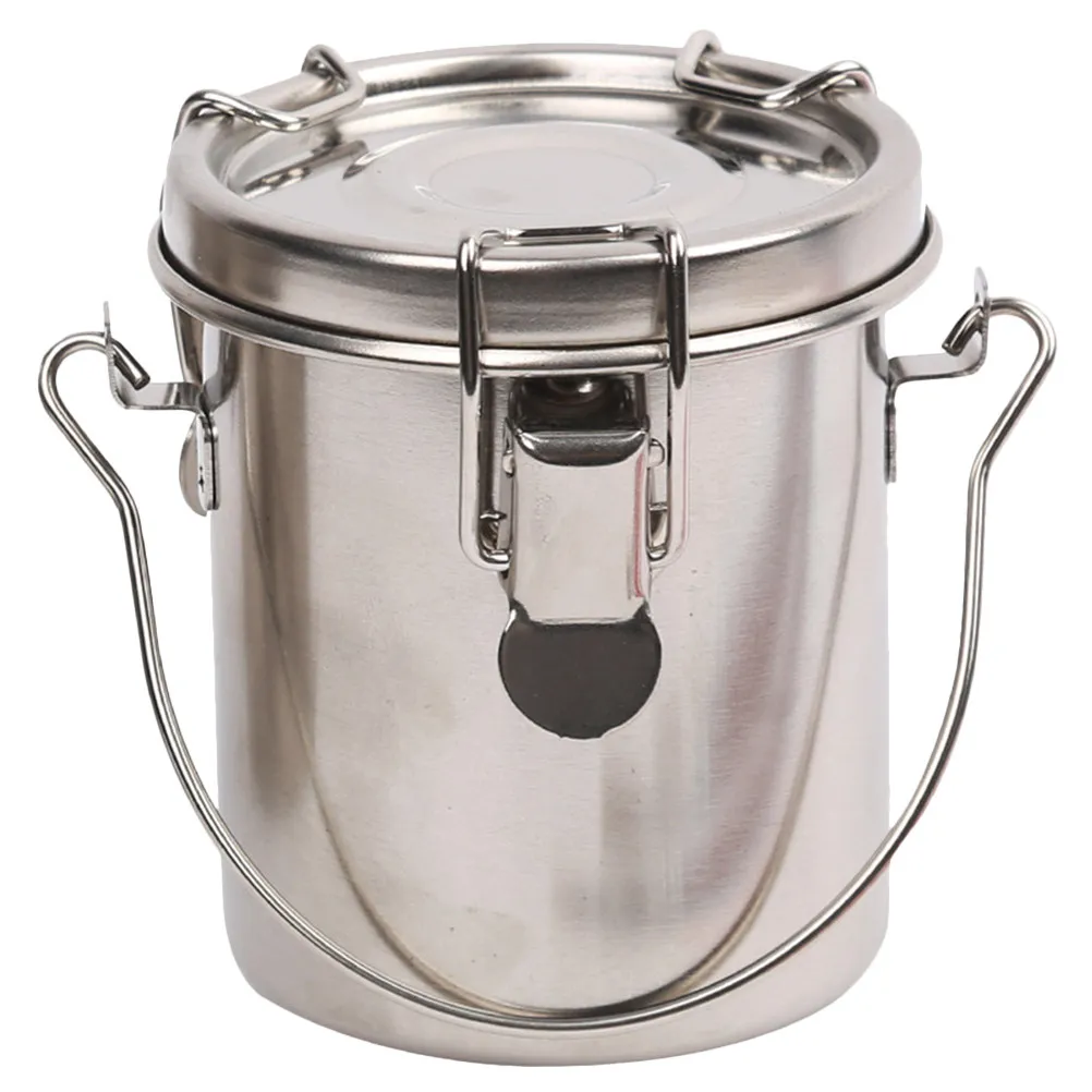 Stainless Steel Painting Brush Washing Bucket Portable Cover Suitable for Outdoor Travel Art Class Watercolor Washer view 4