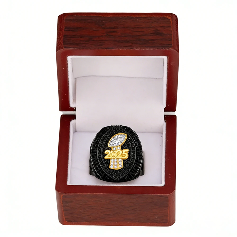 Anillo de campeonato de fútbol de fantasía 2025, premio, trofeo, ganador deportivo, anillo de campeonato MVP FFL para regalo de recuerdo para fanáticos de los hombres