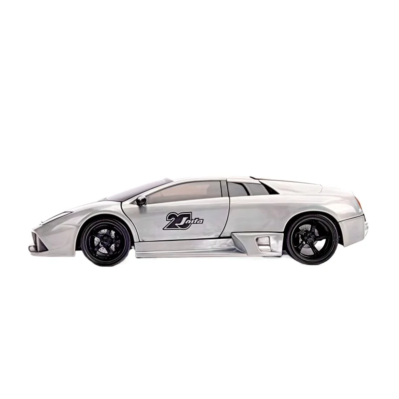JADA 1/24 Lamborghini édition 20e anniversaire avec plaque d'argent - un cadeau de voiture de collection extrêmement précieux