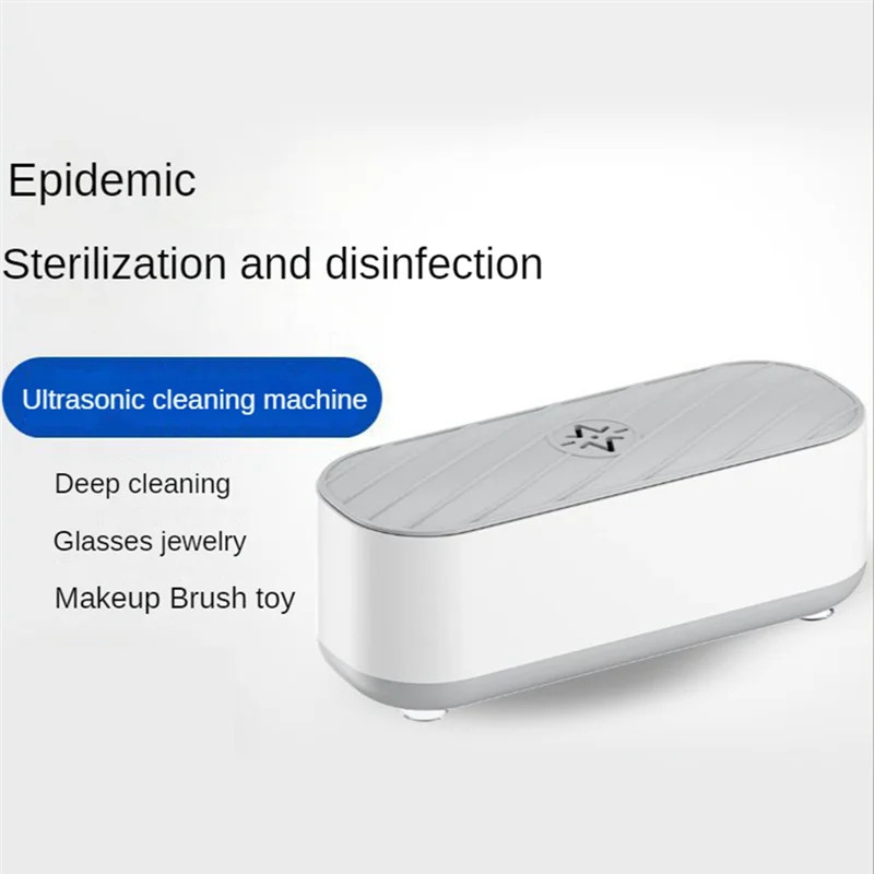 AUSD-Ultrasonic Cleaning Machine 45000Hz High Frequency Vibration Wash Cleaner Washing Jewelry Glasses Watch Dentures Cleaner