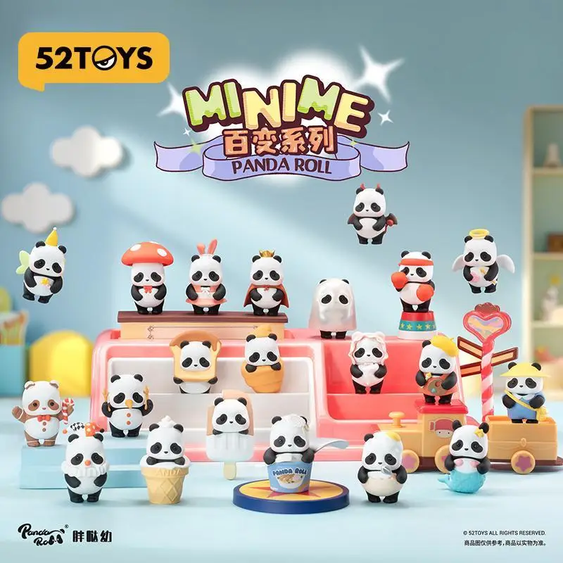 

【В наличии】 Pandaroll Minime Dress Up Series, фигурка слепых коробок, милая мини-кукла Pandaroll, украшения для стола, подарки-сюрпризы