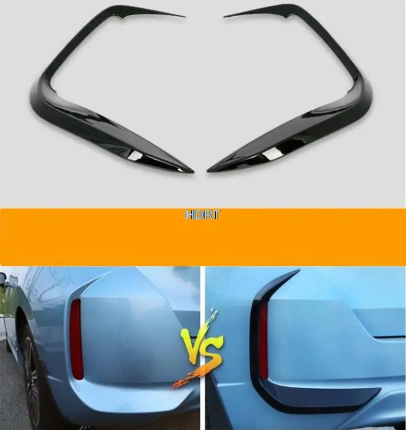 

Car Style Rear Blade Trim Strip Wind Knife Cover Protector Decoration Accessories Exterior Sticker For Honda Fit Jazz GR9 2021 +