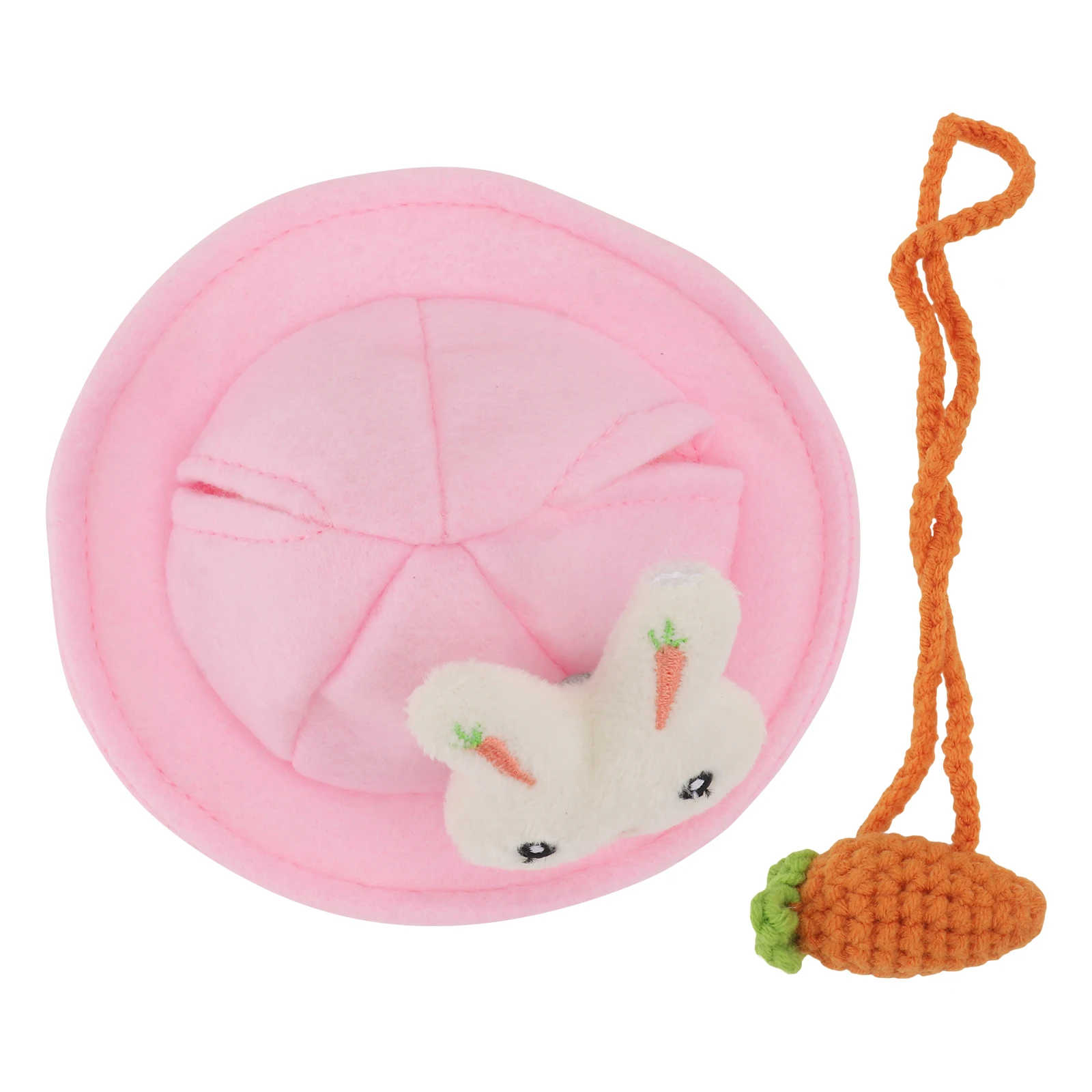 

3pcs Bunny Decoration Supplies Clothes Ornament Small Rabbit Diy Party Wear Lovely Color Pet Clothing Decorative Items Rabbit