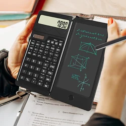 Słoneczny Calculators10-Digit naukowy kalkulator biurkowy z wyświetlaczem LCD z notatnikiem i podwójna moc baterii