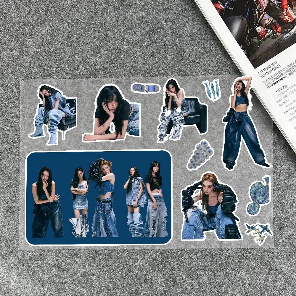1 قطعة MEOVV Kpop المغني ملصقات موتو ملصق السيارات الجسم الوفير ويندوز دراجة نارية محمول الجدران ملصق حائط من الفينيل ضبط السيارات اكسسوارات #5