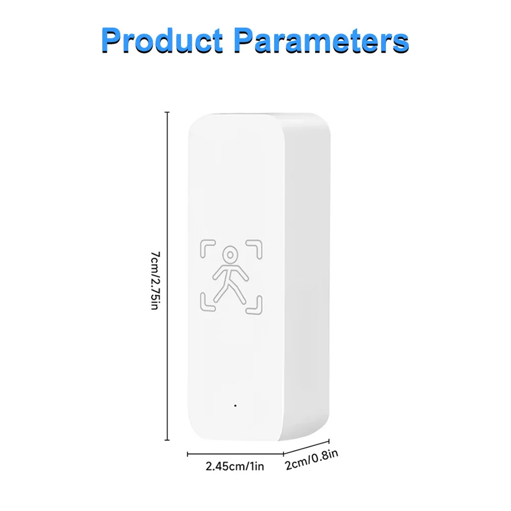 IHSENO Tuya WiFi Human Presence Sensor ZigBee Motion Sensor 24G Radar Detection Smart Home APP Remote Control Security Protect