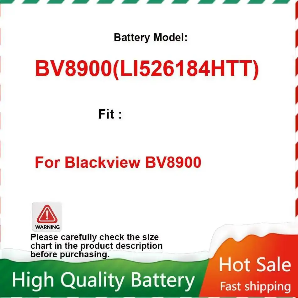 

10000 мАч для Blackview BV8900 LI526184HTT, экологически чистый аккумулятор для мобильного телефона