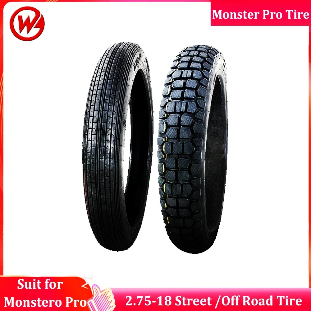 

Original GotWay Begode Monster Pro 2.75-18 City-Road Tire Off--Road Tire Street Tire for Gotway Monster Pro Electric Scooter