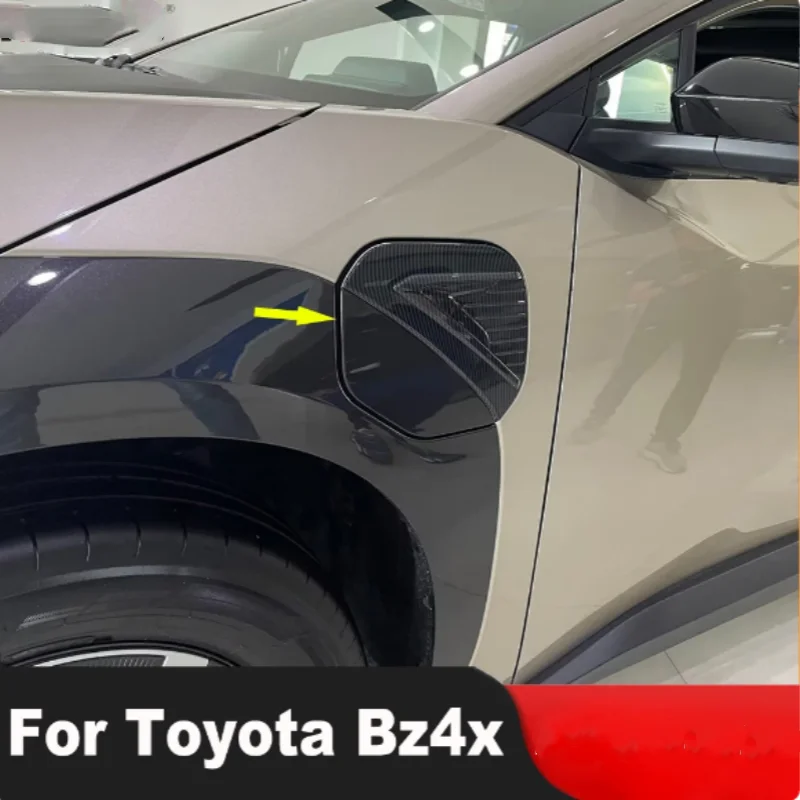 

Car Accessories For Toyota Bz4x 2022 2023 2024 Carbon Fiber Gas Oil Fuel Tank Cover Trim Oil Gasoline Molding Garnish Cap