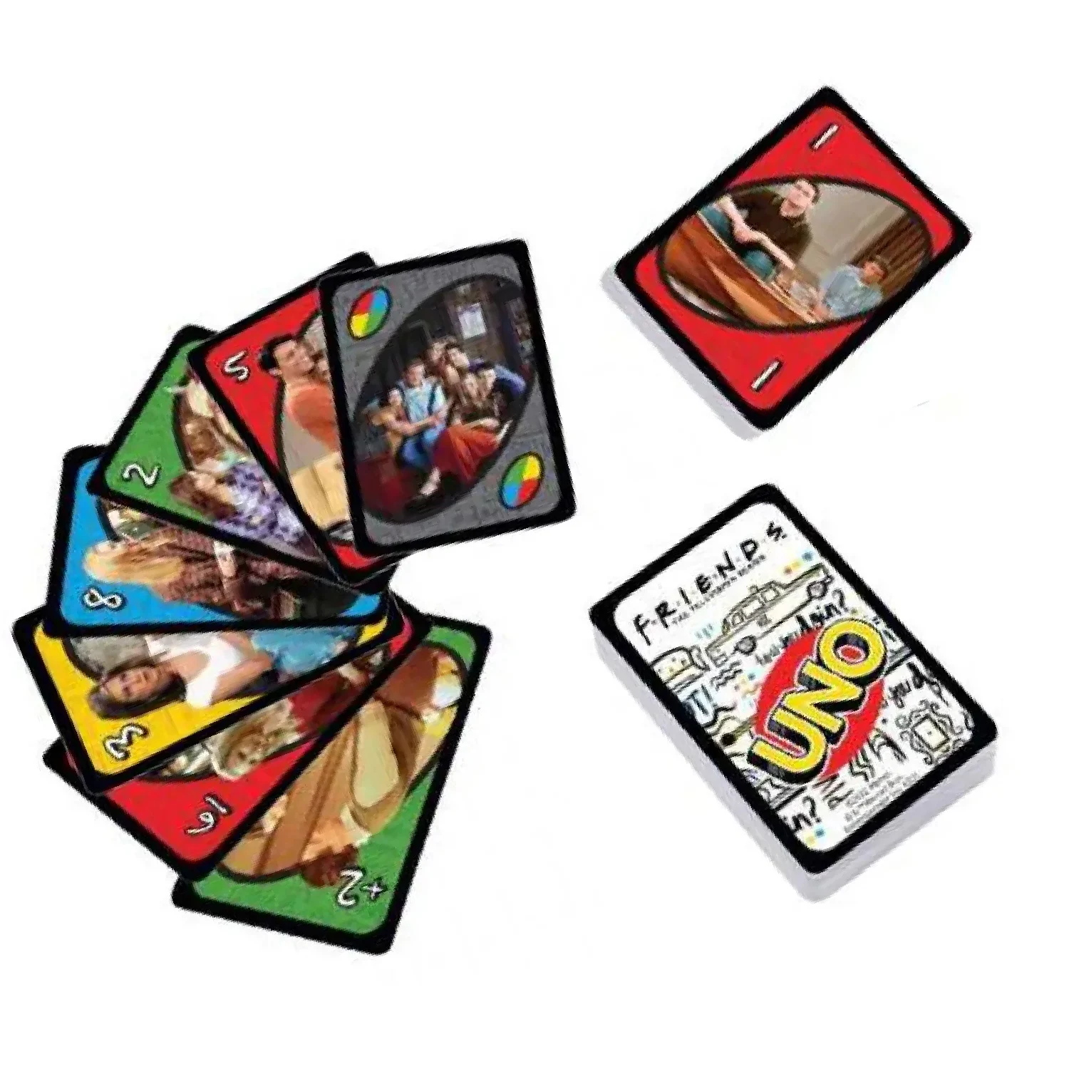 UNO Friends Card Game Family Adult and Party Game Night 2 To 6 Players Collectibles Cards Child Toy Birthday Gift