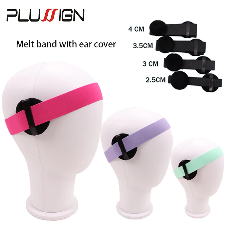 Plussign Lace Band With Ear Cover For Wigs Adjustable Edge Melt Band With Ear Protector For Lace Wigs New Wig Band For Edges