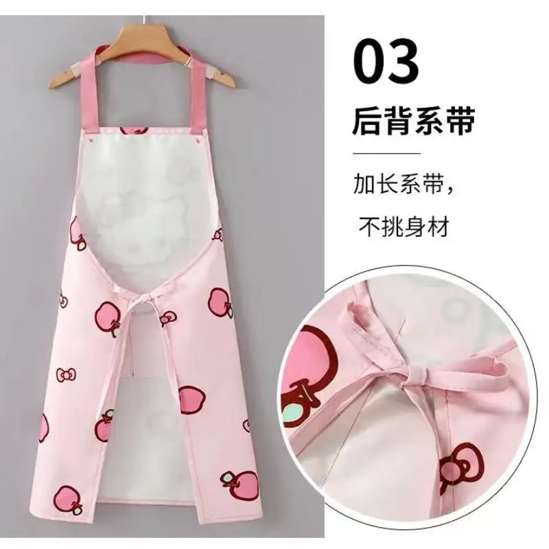 

Новый фартук с милым рисунком Sanrios Hello Kittys My Melody Cook, маслостойкий, водонепроницаемый, для кухни и домашнего использования, износостойкий, модный