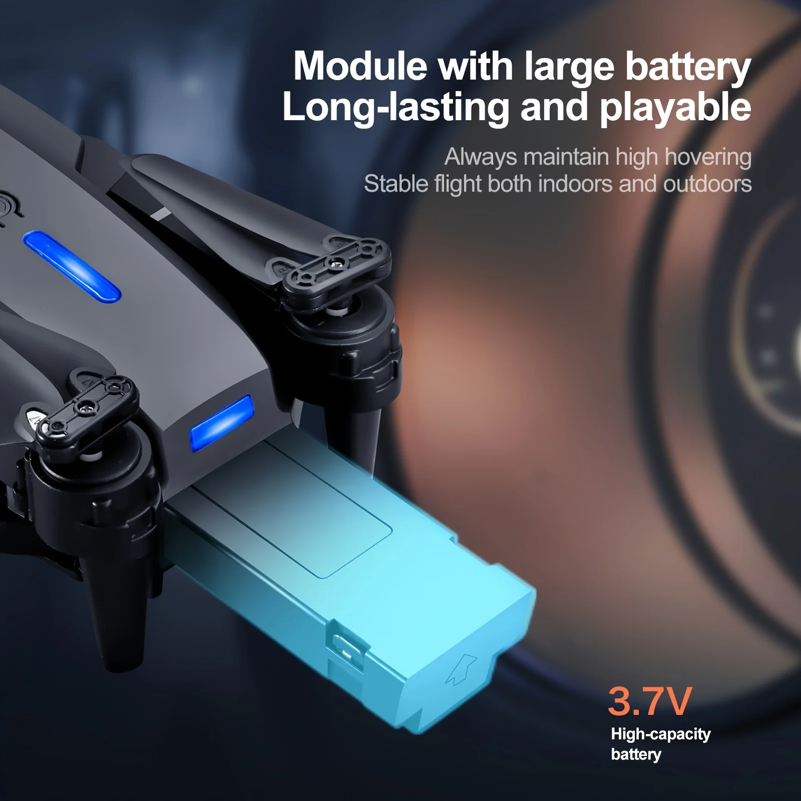 The 2026 Upgraded E88PRO MAX Foldable Drone Features Dual Cameras, Extra Batteries, an 8K Screen for Remote Control, and One-click Return-to-home Functionality. Suitable for Beginners, It's an Ideal Independence Day or Holiday Gift. view 5