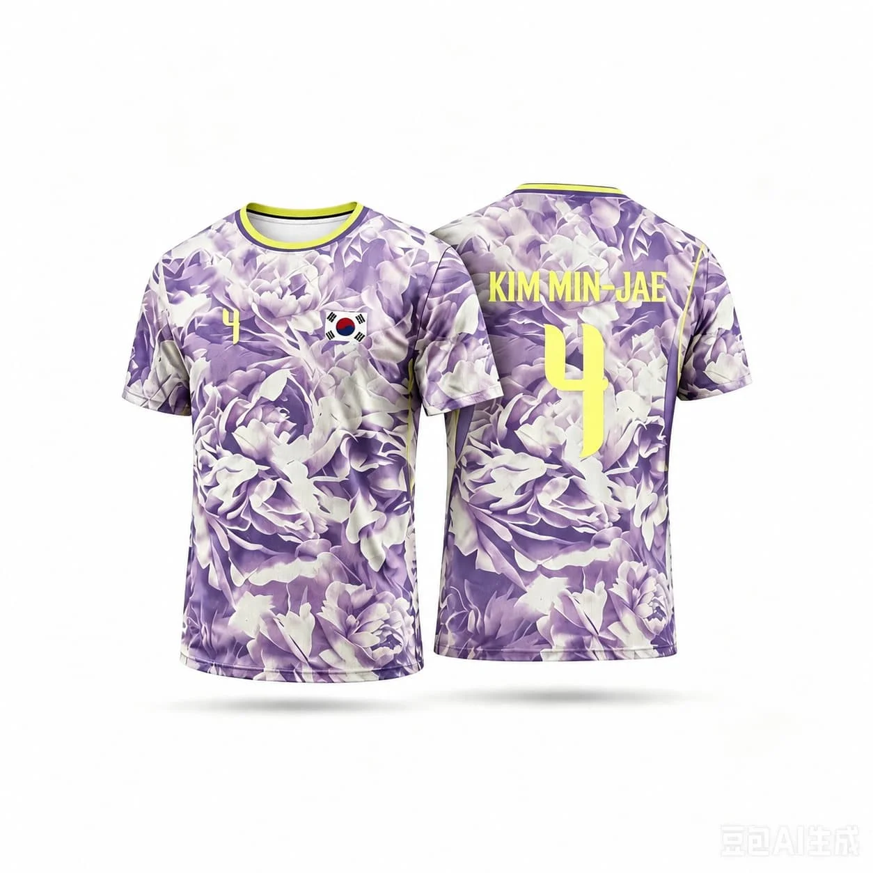 Südkorea Fußballtrikot Lässiges Sommer-Sport-3D-Druck Damen-T-Shirt Unisex-T-Shirt Kurzarm Schnelltrocknend Herren-T-Shirt – Detail 11