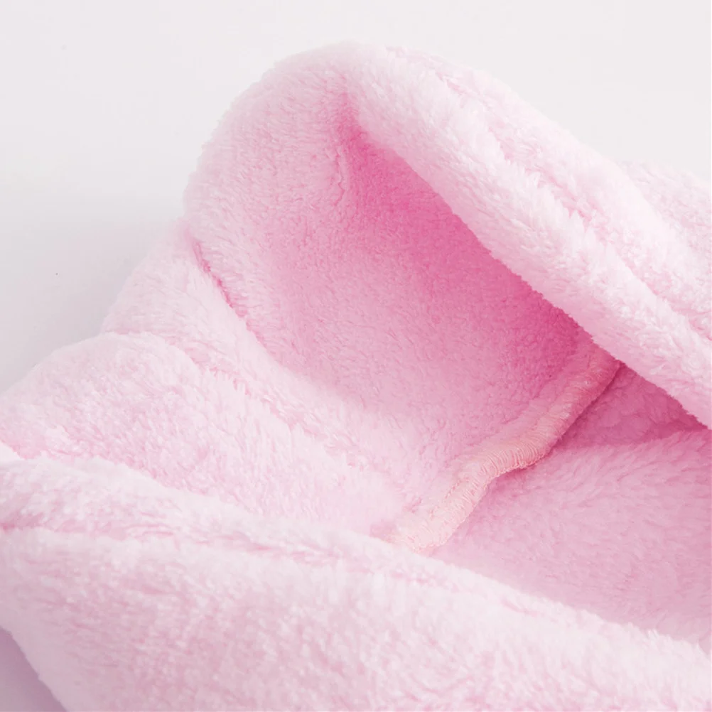 

Baby Bathrobe Pure Cotton Soft Absorbent Newborn Bathing Suit Quick-Dry Durable Infant Photo Outfit For Kids Pink 3-6