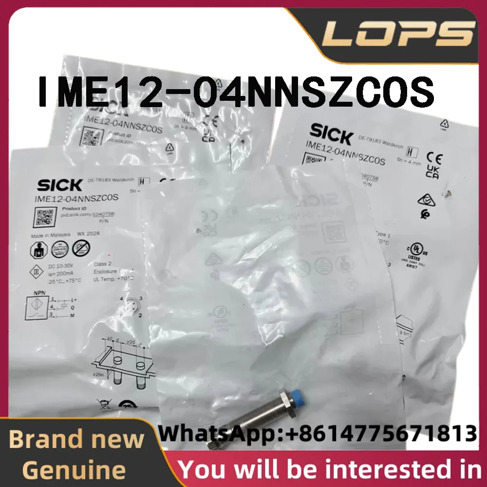 IME12-04NNSZCOS Brand new original SICK proximity switch sensor, Order number 1040756, welcome to consult