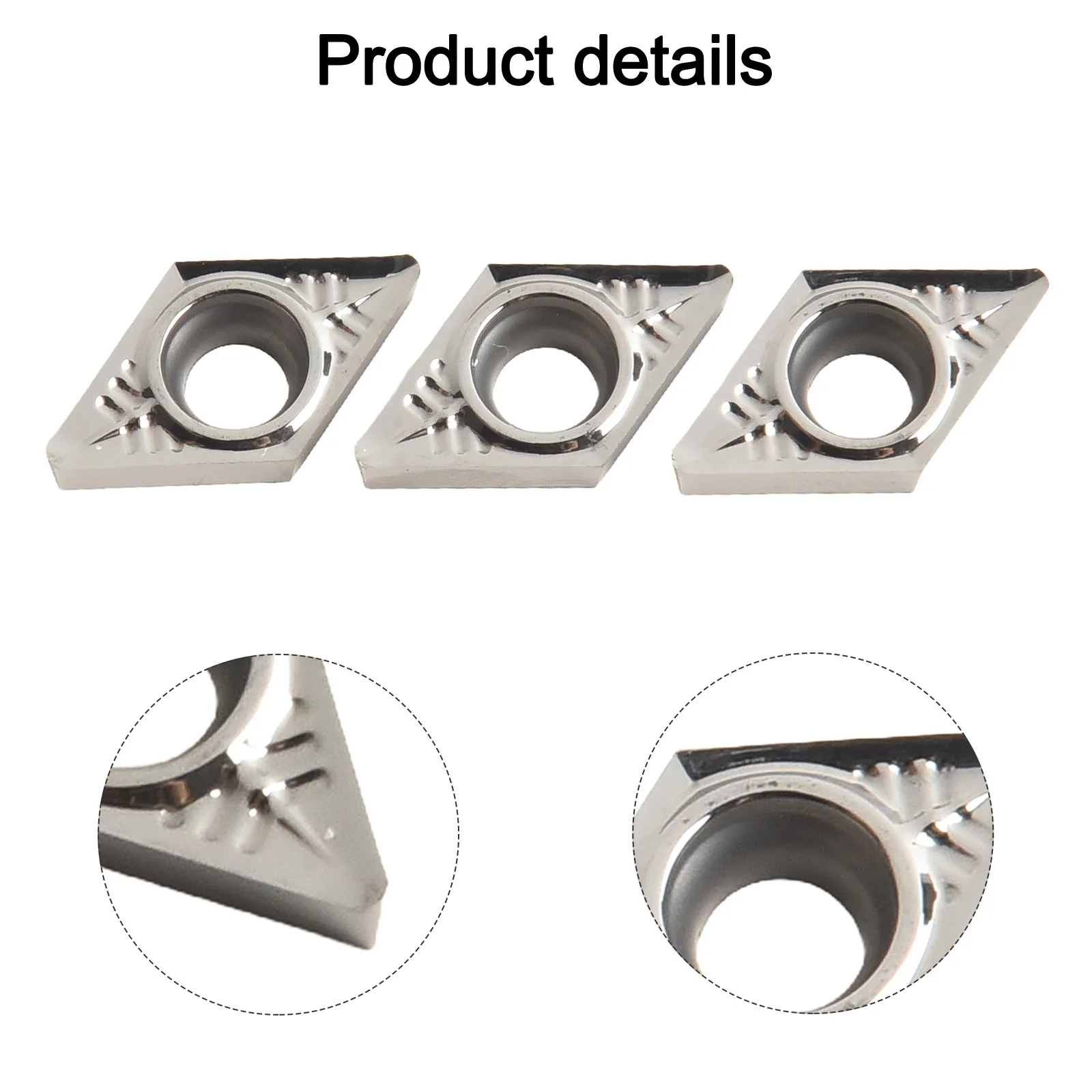 قواطع DCGT11T308AK H01 بتصميم مادة متقدم لأداء فائق في مجموعة معالجة الألومنيوم المكونة من 10 شفرات #5