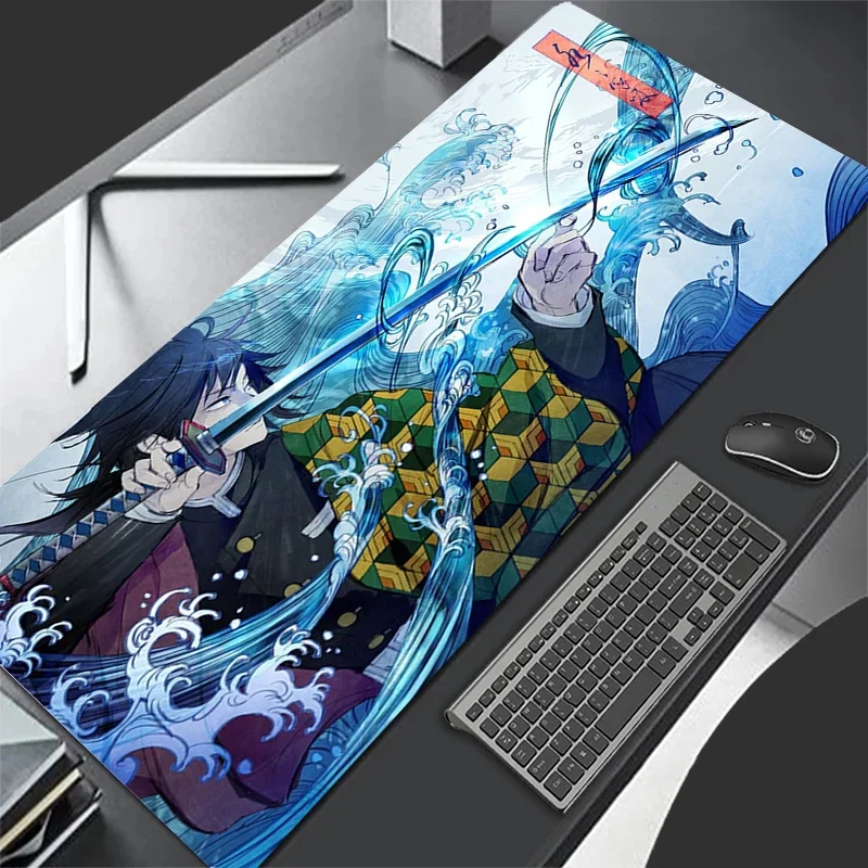 

Demon Slayer Mouse Pad Gaming Accessories Rubber Mausepad Protector Mousepad Gamer Large Non-Slip keyboard Laptops Pads