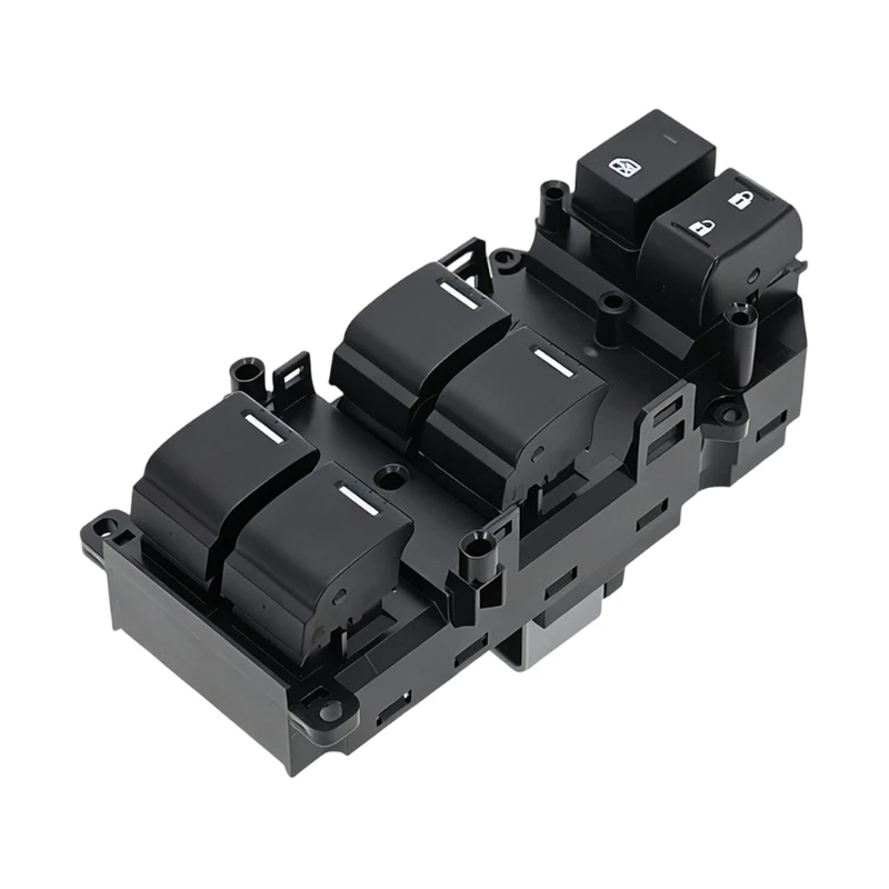 Single Unit Door Control Switches Assembly, 35750-T6A-J51 Reference, ABS Housing, Driver Door Replacement Part for Daily Repair