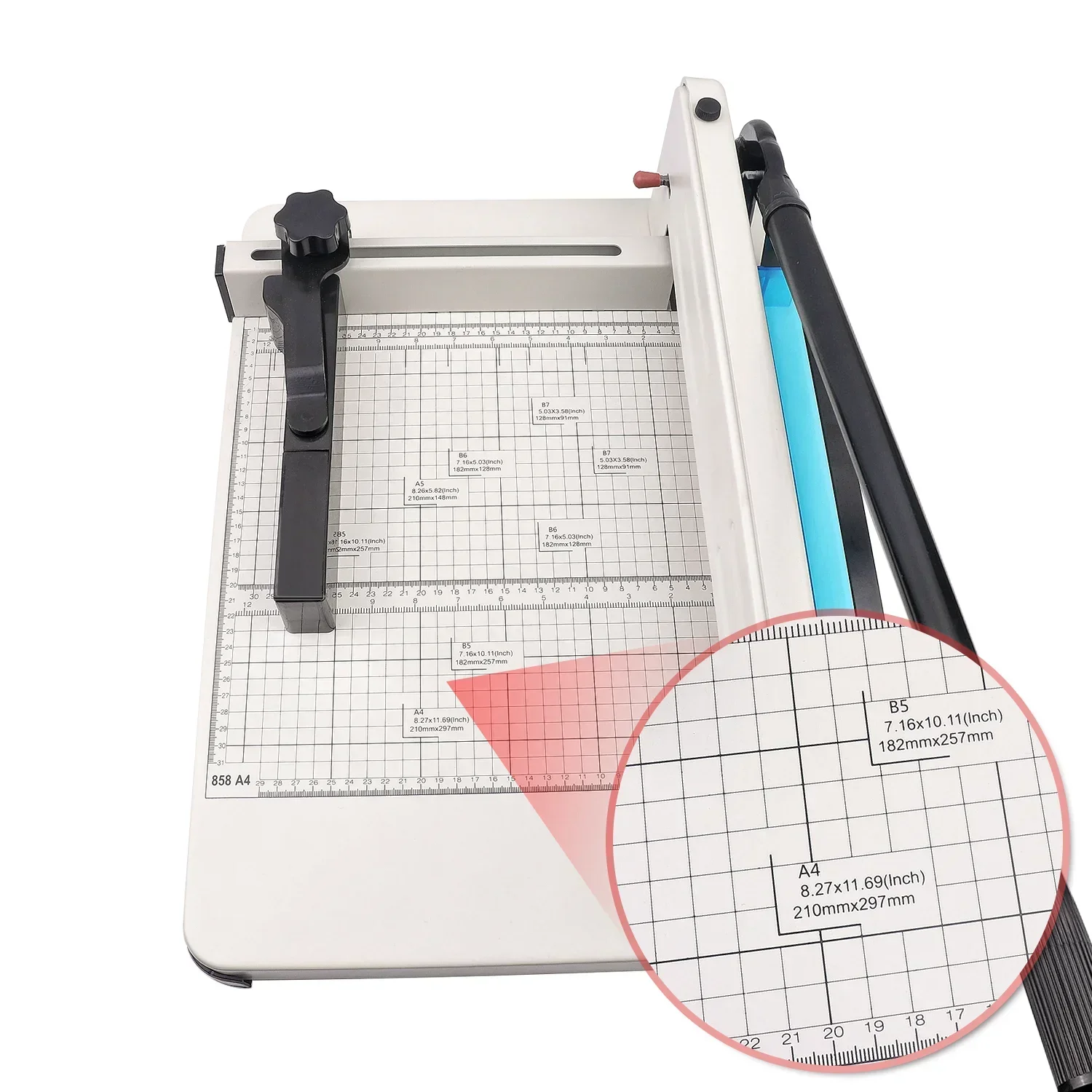 New Design Heavy Duty Paper Cutter 858 A4 Manual Thick Layer Paper Cutter For Office