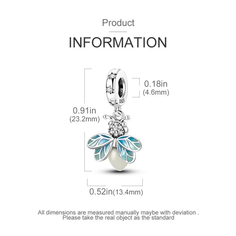 925 Sterling Silver Green Four-Leaf Clover Beaded Pendant, Compatible with Original Bracelet, DIY Jewelry Gift for Women - view 4