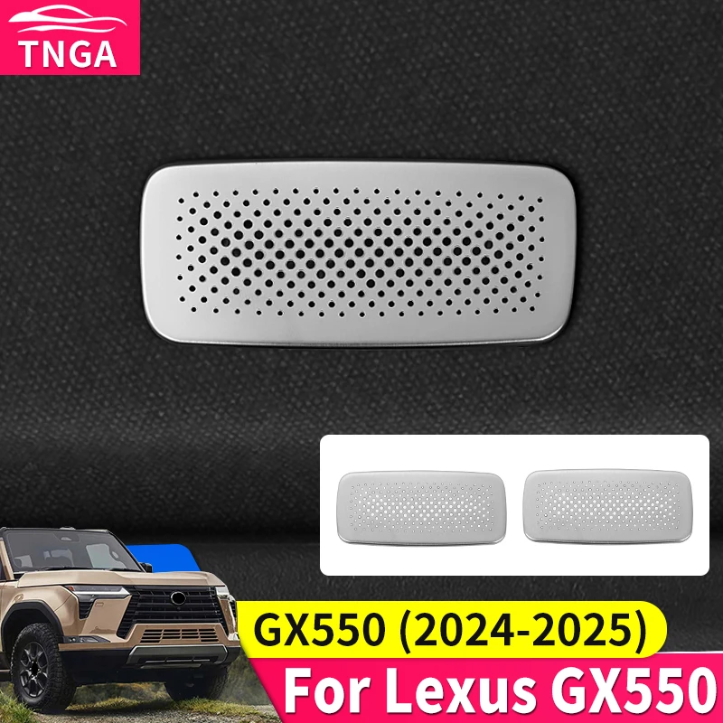 

For Lexus GX550 550h Car roof horn Decoration cover GX 550 loudspeaker Accessories Modification Interior upgraded 2024-2025