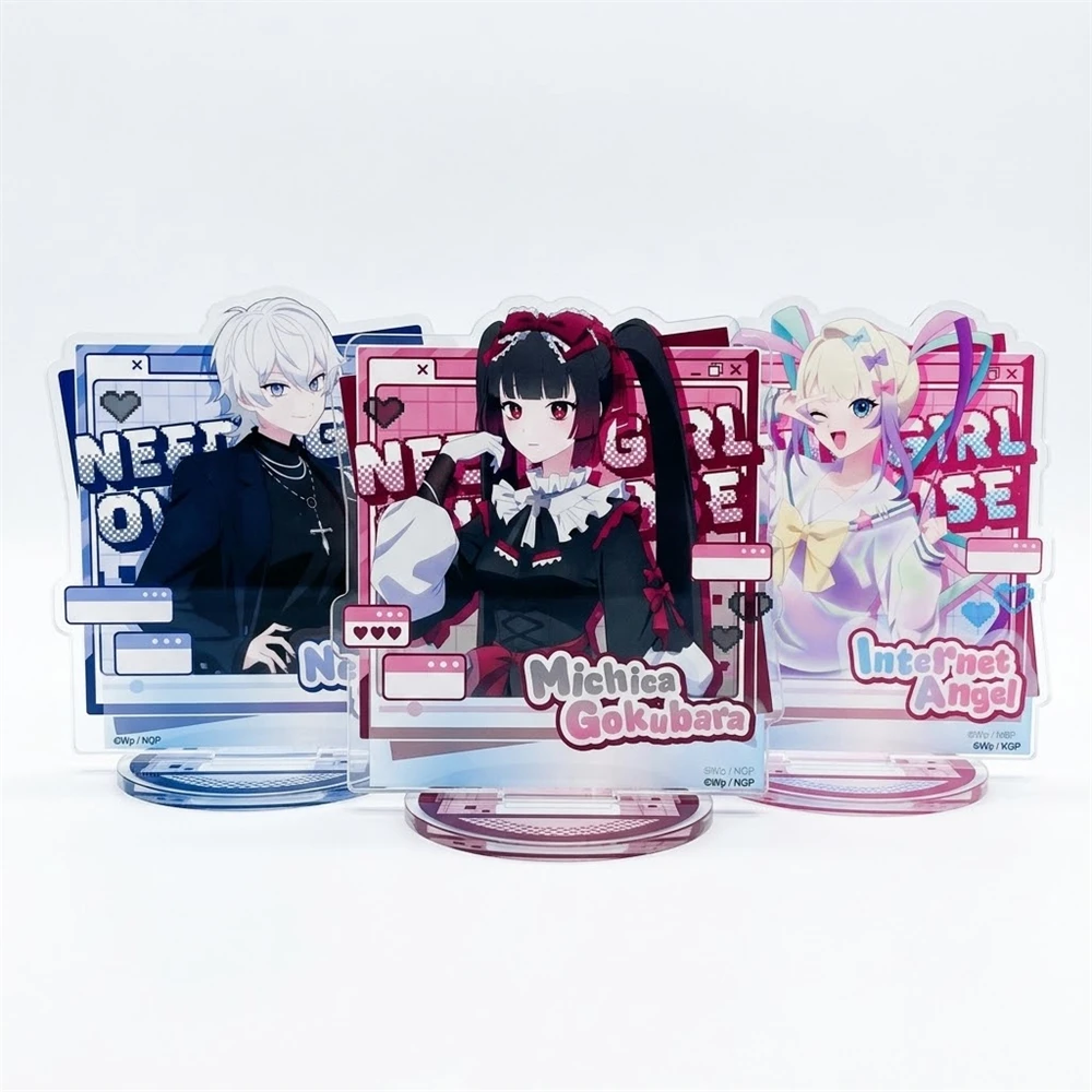 HOT Anime Needy Girl Overdose Acrylic Keychain 10CM Stand Model Cosplay Characters Ornament Accessories Good Collection Gifts