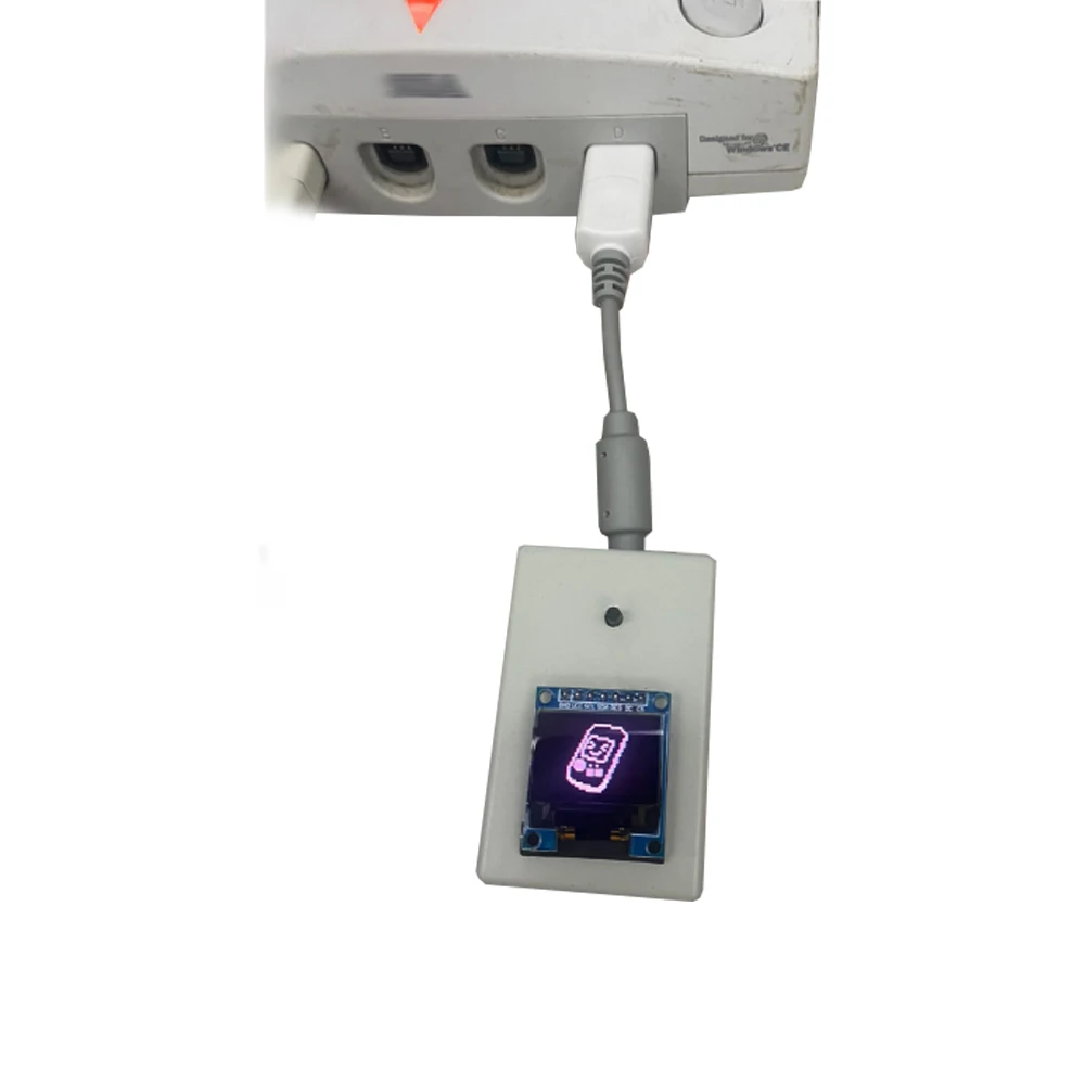 DC large capacity color screen visual memory card with screen display Dreamcast controller converter supports PS MD NGC SS game