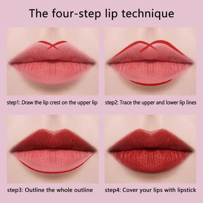 

Водостойкий карандаш для губ [MA]BSIMONE с бархатным финишем, гладкая помада для четкого и элегантного макияжа губ, подарок для женщин, тинты для губ