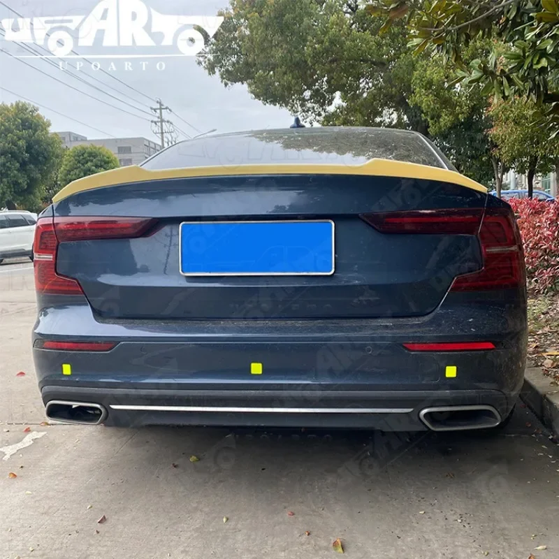 Auto Parts Factory Wholesale ABS Plastic Rear FH Wing Trunk Spoiler GT Wing For Volvo S60 2019 2020 2021 2022