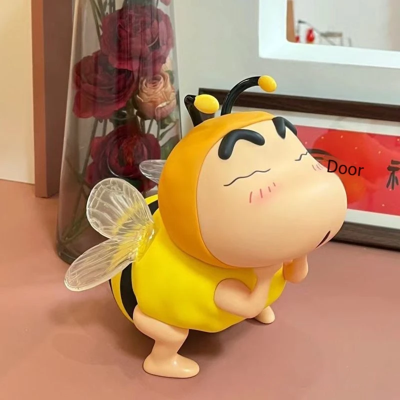 النحل تلوين شينشان الشكل نحل العسل شينشان لطيف سطح المكتب زخرفة العصرية دمية سيارة ديكور مهرجان هدية لعبة