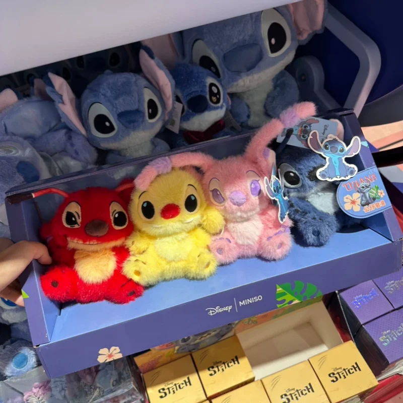 الأصلي Miniso ديزني غرزة روبن الملاك Leroy أفخم دمية مجموعة أنيمي الشكل جمع لطيف ألعاب من نسيج مخملي حلية فتاة الهدايا