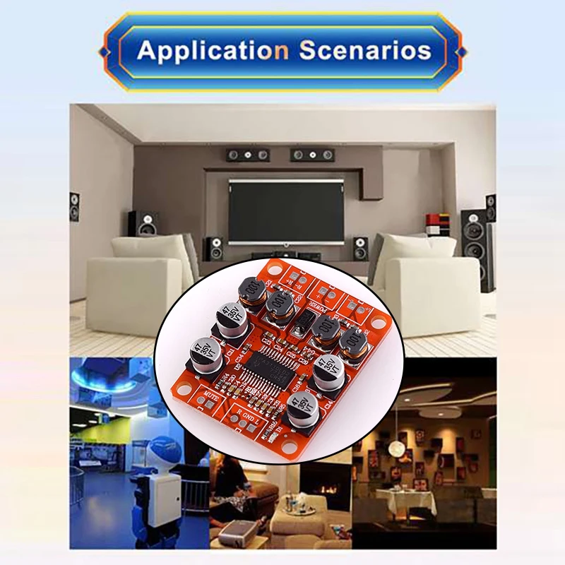 TPA3110 Digital Power Amplifier Board 2X15W 2.0 Dual-Channel Stereo Audio Power Amplifier Module Audio Amplifier