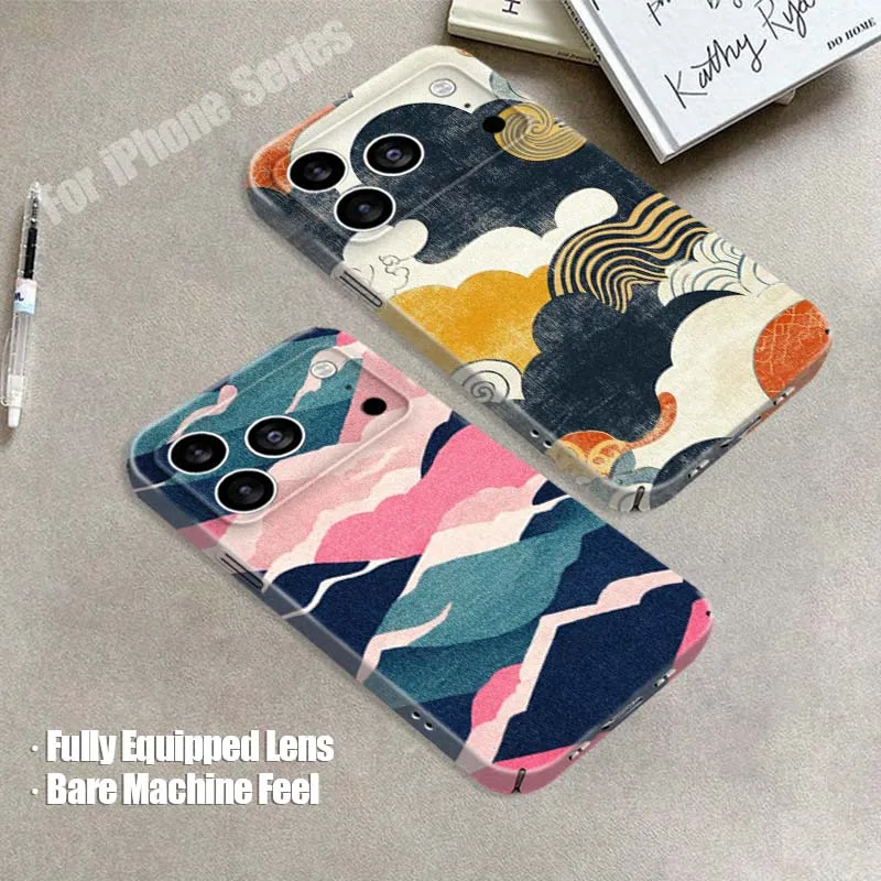 

Cloud Pattern Design Phone Case For Apple iPhone 7 8 11 12 13 SE XR XS Plus Pro Max Mini 2022 Film Hard Shell