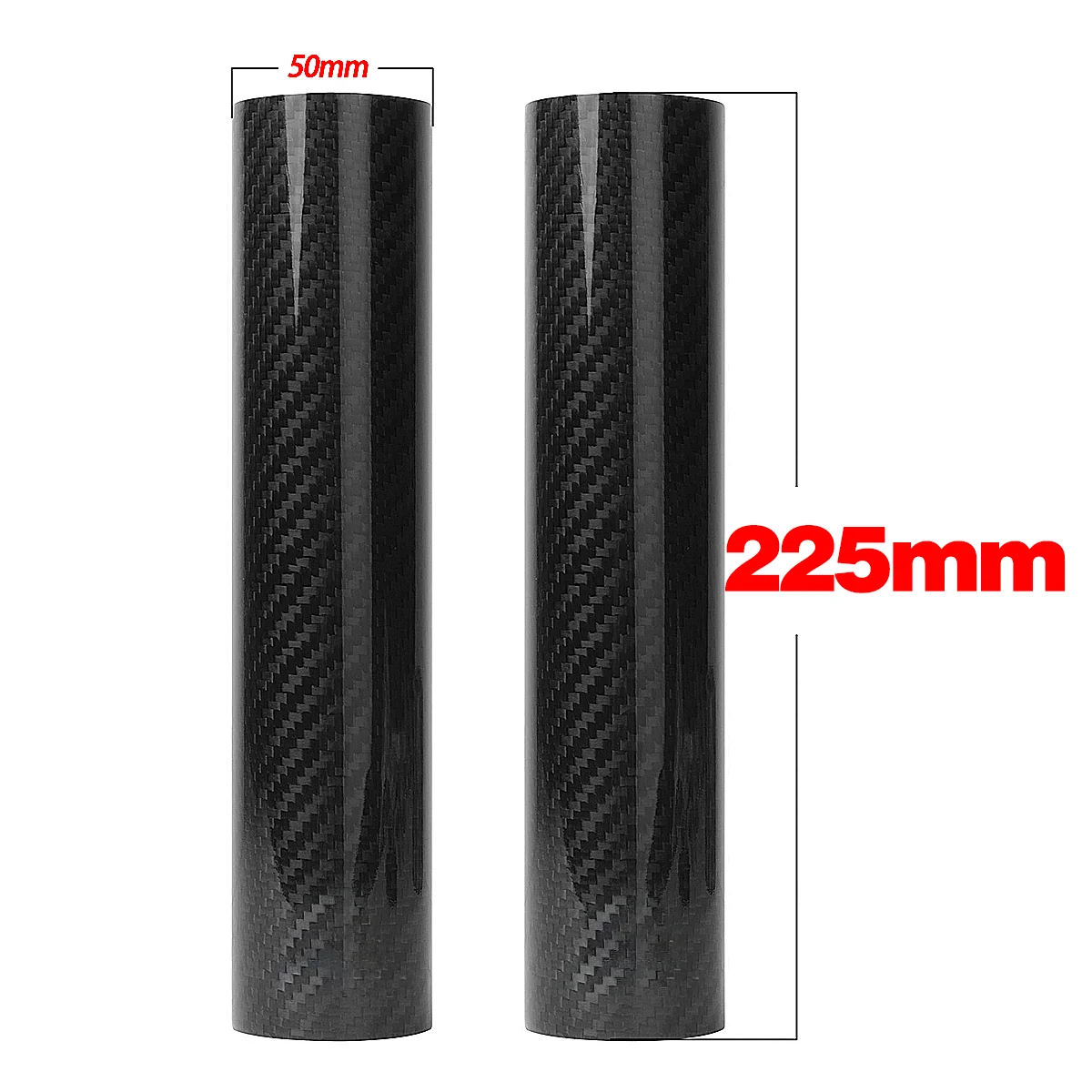 Motocross 160MM-270MM Fork Wraps Protectors in Full Carbon Fiber For KTM EXC XC SX XCF SXF Honda Kawasaki Motorcycle Dirt Bikes
