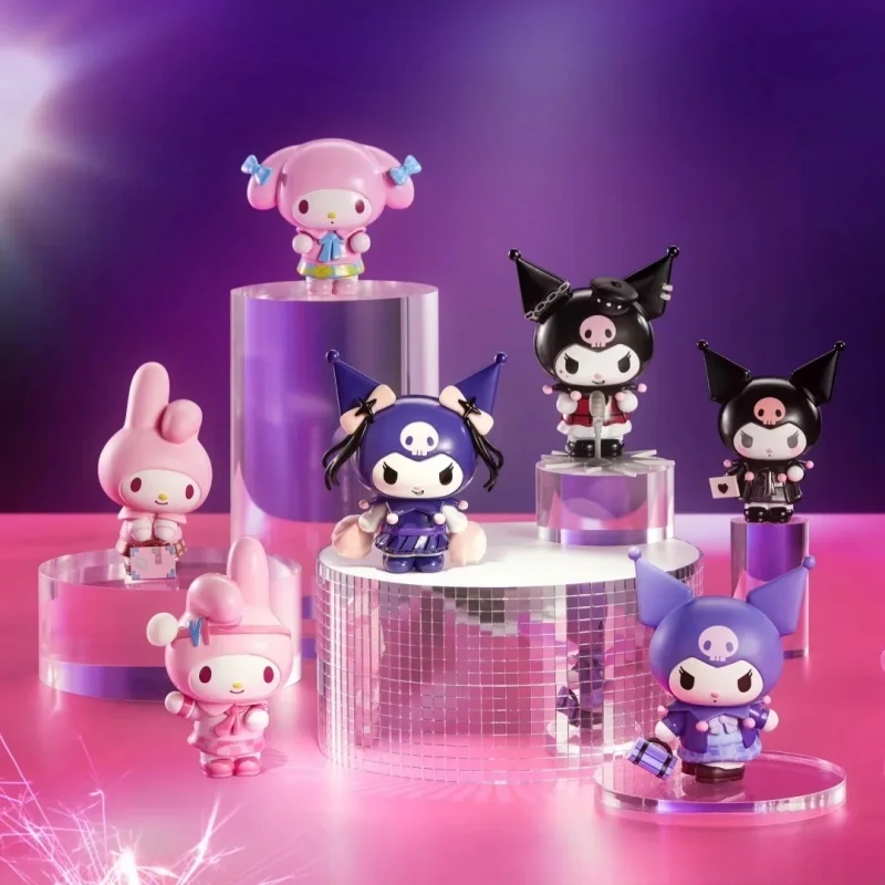 

Original Miniso Sanrio Moving Scene Series Kulomi Blind Box Mysterious Box Ornaments Action Figure Cute Decorative Girl Gift